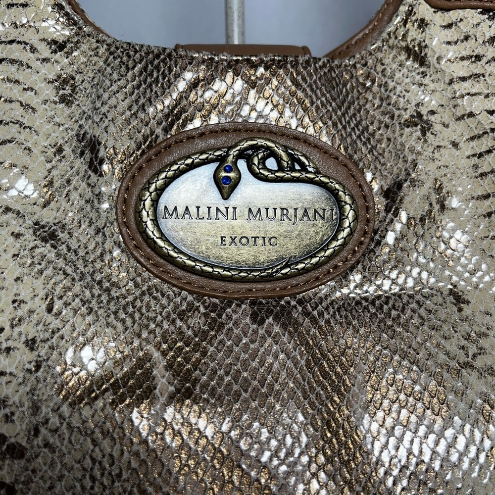 Malini Murjani Exotic Dena Python Shopper - image 2